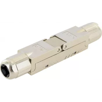 Schwaiger Keystone Netzwerkkabel-Steckverbinder CAT 6A geschirmt werkzeugloses RJ45 Modul