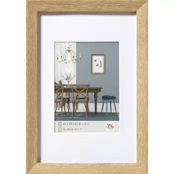 Walther Fiorito Light Oak 20x30 Holz-Bilderrahmen mit Passepartout EF030E