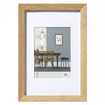 Walther Fiorito Light Oak 30x40 Wood Picture Frame with Passepartout EF040E
