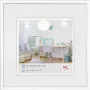 Walther KV220W New Lifestyle Bilderrahmen 13x13 cm Weiß Kunststoff Glas Quadrat Einzelfotorahmen
