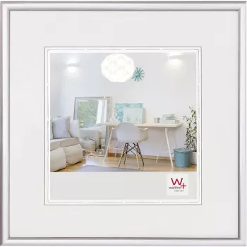 Walther New Lifestyle 30x30 cm Bilderrahmen Silber Kunststoff KV330S