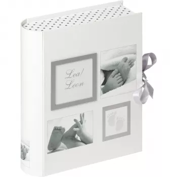 WALTHER Little Foot Baby Secret Box FB-173 Weiße Aufbewahrungsbox