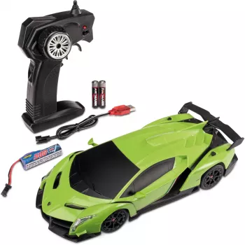 Carson 1:24 Lamborghini Veneno 2.4G 100% RTR RC Auto Grün