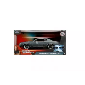 Jada Toys Fast & Furious 1970 Chevrolet Chevelle SS 1:24 Die-Cast Modellauto - Gunmetal Grey