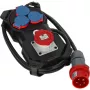 Brennenstuhl Power Station CEE 400V/16A, 3x230V/16A, 2m Kabel, IP44, 6 Steckdosen