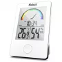 MEBUS 11130 Thermo-Hygrometer Weiß - Digitales Temperatur- und Feuchtigkeitsmessgerät mit LCD-Anzeige