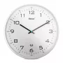 MEBUS 13080 Funk-Wanduhr, Weiß, 30 cm