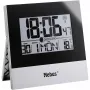 Mebus 41787 Funkwanduhr, Silber/Weiß, 30 cm, DCF77