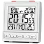 MEBUS 56813 Digitaler Wecker - Weiß - Rechteckig - 12/24h - °C/°F
