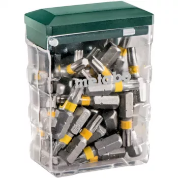 Metabo Bit-Box TX25 Security Torx Bit Set, 25-teilig (24 Bits + 1 Bithalter)