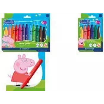 STAEDTLER Noris Junior Fasermaler Peppa Pig 12er Pack