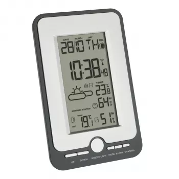 TFA MULTY Funk-Wetterstation Schwarz/Silber