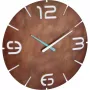 TFA Contour Funk-Wanduhr 35 cm Rost/Weiß