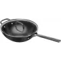 ZWILLING Milano Wok mit Glasdeckel 30 cm, Schwarz