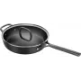 ZWILLING Milano Sautépfanne mit Glasdeckel 28 cm, Schwarz