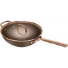 ZWILLING Milano Wok mit Glasdeckel 30 cm, Braun
