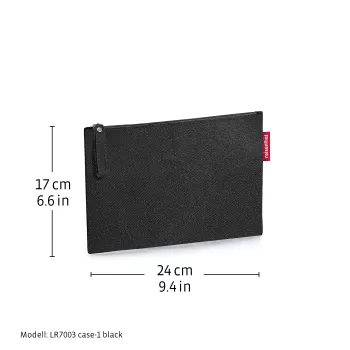 Reisenthel Case 1 Dots Kosmetiktasche Schwarz Mehrfarbig Polyester 240 mm x 170 mm