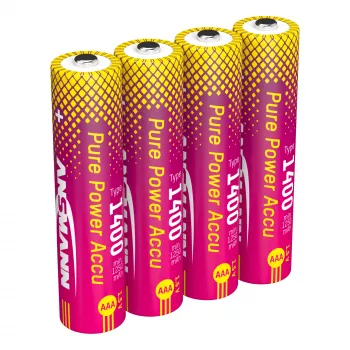 ANSMANN PurePower AAA 1400 mAh NiMH Akku 4er-Pack (1311-0034)