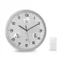 MEBUS 13150 Funk-Wanduhr 30 cm Aluminium