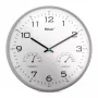 MEBUS 16182 Quarz-Wanduhr Weiß 25 cm