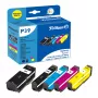 Pelikan P39 Kompatible Tintenpatrone Multipack 5er-Pack für Epson 33XL (Schwarz, Cyan, Magenta, Gelb, Fot Schwarz)