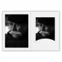 Daiber 11031 Portrait-Fototaschen mit Passepartout 13x18 cm Weiß Seide 100er-Pack