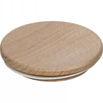WECK Holzdeckel 80mm Buche
