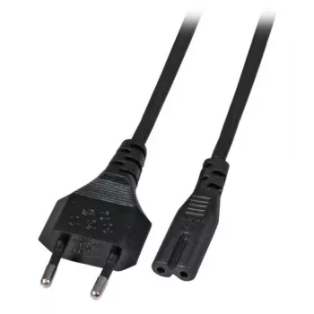 EFB Elektronik Euro-C7 Netzkabel 180° Schwarz 1 m 2 x 0,75 mm² EK502.1V2