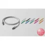 EasyLan PushPull IP20 Patchkabel Cat. 6A DualBoot 1m Grau