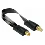 Kabelmeister Koaxial-HF-Fensterdurchführung, SMA-Stecker auf SMA-Buchse, Schwarz, 0,2 m