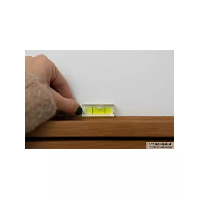 Kabelmeister Mini Spirit Level mit Schlüsselanhänger - Schwarz