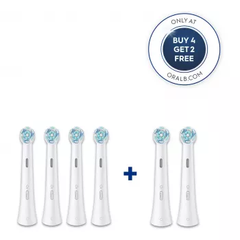 Oral-B iO Gentle Care Bürstenköpfe Weiß, 6er-Pack