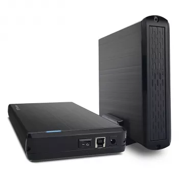 FANTEC DB-G35U3-6G Externes HDD-Gehäuse 3,5 inch SATA USB 3.0 6G USB-B Aluminium Schwarz (2582)