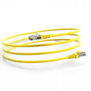 INCA Patchkabel RJ45 Cat6 UTP 250MHz 1,00m Gelb (ICAT6-01TS)