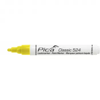 Pica Classic Industrial Paint Marker, 2-4mm Bullet Tip, Yellow