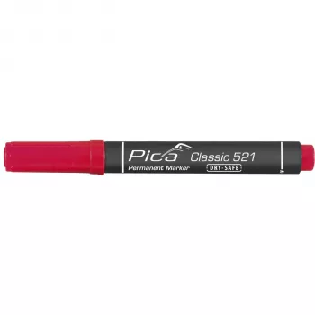 PICA-MARKER Pica Permanent Marker 2-6mm Wedge Tip Red