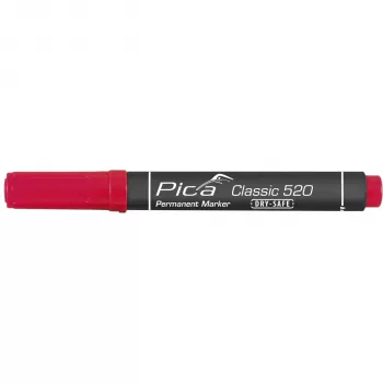 PICA-MARKER Pica Permanent Marker 1-4mm, Rundspitze, Rot