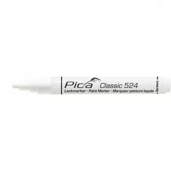 Pica Classic Industrial Paint Marker, 2-4 mm Rundspitze, Weiß