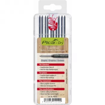 PICA-DRY Nachfüllminen für Carpenter SB - 2,8 mm H Grau 10er-Pack Blister