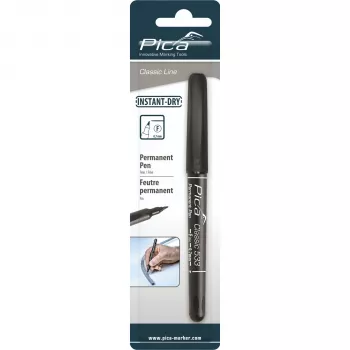 PICA-MARKER Pica Permanent Pen, 0,7 mm Schwarz, Einzelverpackung