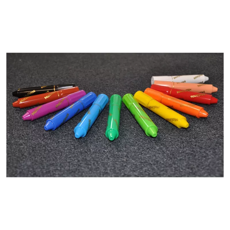 Malinos Wachsmalstifte Magic Drawing 12 Farben 3+
