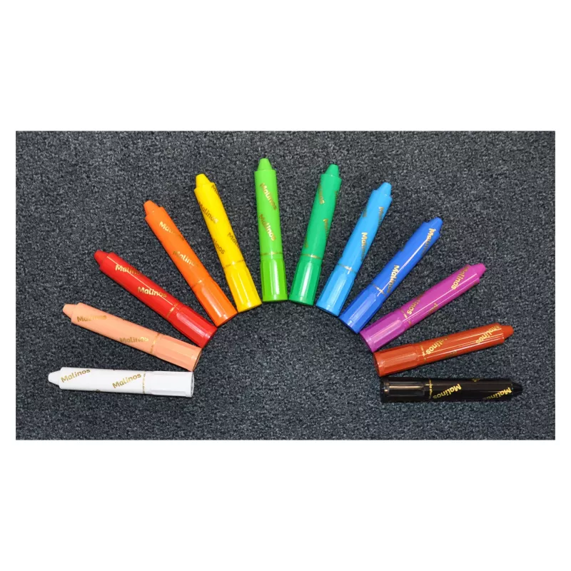 Malinos Wachsmalstifte Magic Drawing 12 Farben 3+