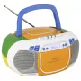 Reflexion RCR2880 Tragbarer CD-Player mit FM/AM-Radio, Mehrfarbig