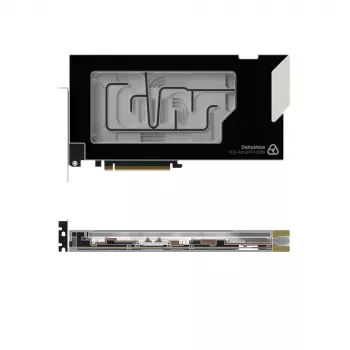 Thermal Grizzly DeltaMate 5080 Astral GPU Water Block, ARGB, mit Backplate - Acryl, Schwarz