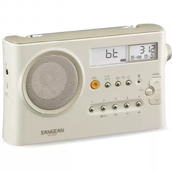 Sangean PR-D4 BT Tragbares AM/FM-Radio mit Bluetooth - Pastel Cream