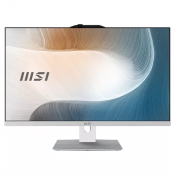 MSI Modern AM272P 1M-1426AT All-in-One PC, 27 inch Full HD, Intel Core i5-14th Gen, 16GB RAM, 512GB SSD, Windows 11 Home, Schwarz & Silber