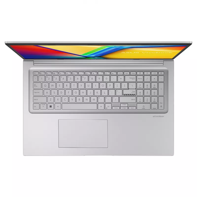 ASUS Vivobook 17 X1704VA-AU866 Laptop, 17,3 Zoll, Intel Core i7-1355U, 8GB DDR4, 512GB SSD, ohne Betriebssystem, Tastatur QWERTZ (DE), Cool Silver