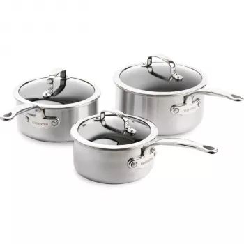 GreenPan Premiere Casserole Set 3-teilig Edelstahl