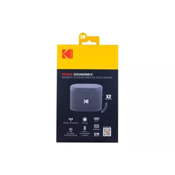 Kodak SoundBrix Wireless Stack Speaker (Treble Gray), 2 Stück