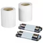 Mitsubishi CK-K 76 R HG Fotopapier- und Farbband-Kit 10x15cm 640 Ausdrucke / 15x20cm 320 Ausdrucke Hochglanz